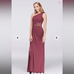 David’s Bridal Bridesmaid Dress in Chianti